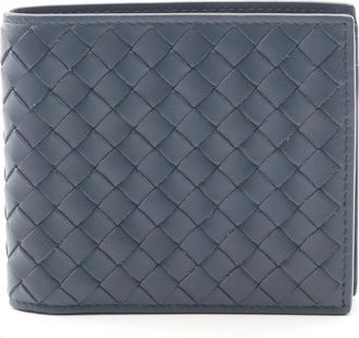 Bottega Veneta Navy Leather Wallet (Bi-Fold) (Pre-Owned)