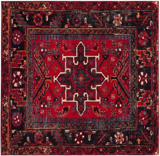 Safavieh Alfombra rojo/multicolore 91 x 91 cm