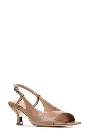 Donald J Pliner Grinn Peep Toe Slingback Sandal in Buff at Nordstrom Rack, Size 7.5