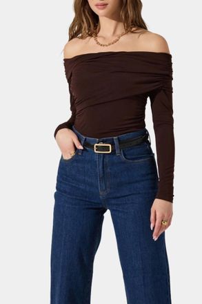 Astr Datia Top In Brown