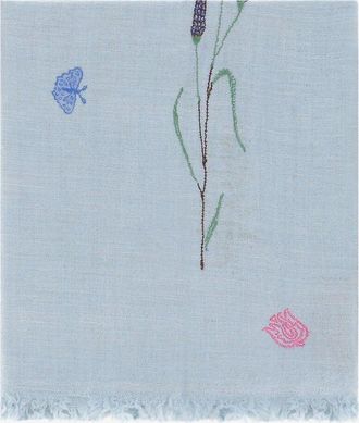 Pink Maharani Stola aus Kaschmir Butidar Meadow Collection