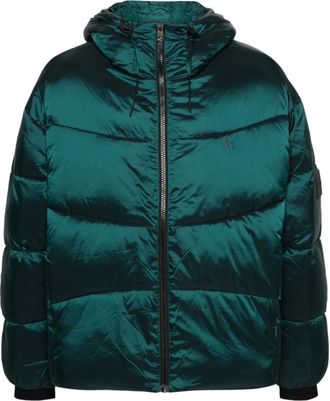 Calvin Klein Jeans Blauwe Ripstop Puffer Donsjas - Heren - Gewatteerde jassen - Blauw - XL - Polyester - Jassen