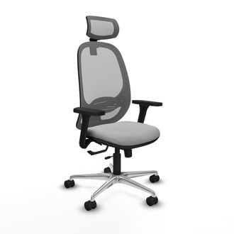 Piqueras y Crespo Sedia Da Ufficio Piqueras Y Crespo Cilanco Grigio Ergonomica Regolabile