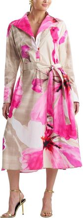 Natori Orchid Poplin Oversized Shirtdress