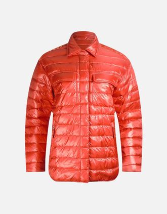 Parajumpers Womens Parajumpers Petronel Orange Down Jacket - Red - Size: 10/8