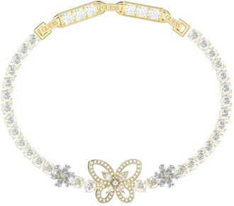 Guess Accessoires, Dames, Geel, ONE Size, Gouden Kristal Lily Armband