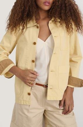 Alex Mill Britt Cotton Work Jacket in Butter at Nordstrom Rack, Size X-Small