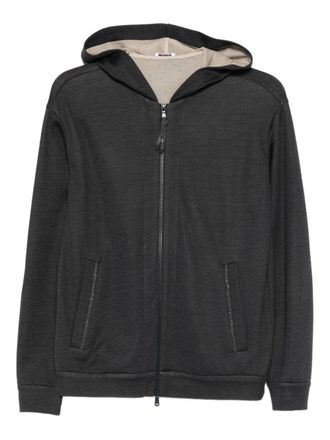 Brunello Cucinelli Brunello Cucinelli Kapuzenpullover aus Baumwoll- und Seidenmischung