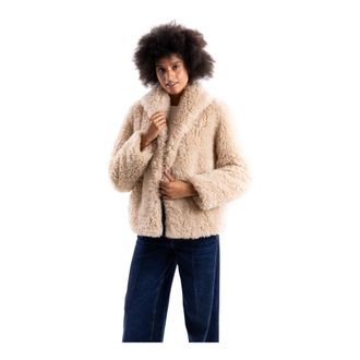 Marella Mllcosetta Coat - - Jackets - Donna - Beige - XS