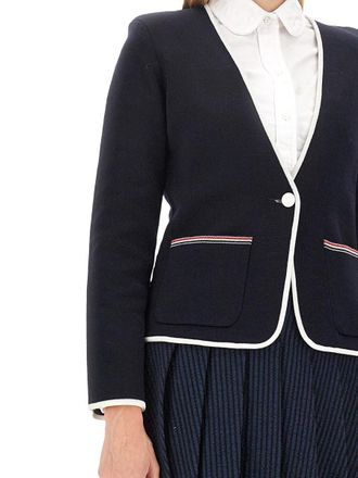 Thom Browne Virgin Wool Blazer - Blue