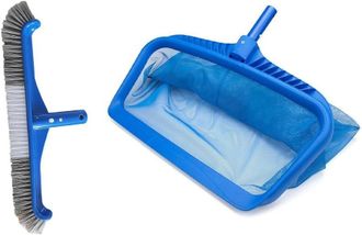 OEM Red De Malla Fina Para Recoger La Suciedad Y Cepillo Para Piscinas De 43 Cm Para Una Limpieza Eficaz De Piscinas Elevadas Y Enterradas