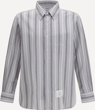 Thom Browne Madras striped armband Shirt Male 4
