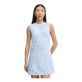 Rotate Mini abito con applicazioni floreali - - Dresses - Donna - Blu - M