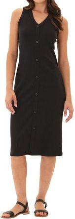 Threads 4 Thought Micah Sleeveless Ribbed Tank Dress in Black at Nordstrom, Size X-Small