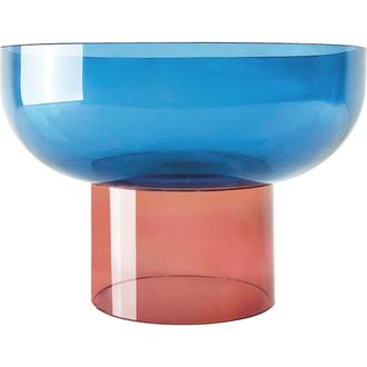 Cloudnola Tip Top Glass Bowl in Pink/Blue at Nordstrom
