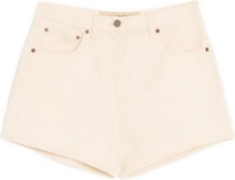 Valentino Korte Broeken, Dames, Beige, W26, Denim, VGold Denim Shorts