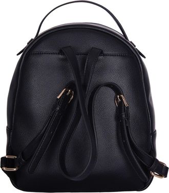 Liu Jo Womens Eco-Leather Backpack Black Polyurethane Backpacks