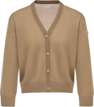 Moncler WOMENS HYBRID CARDIGAN Size: L, colour: BEIGE