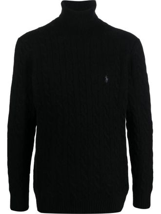 Polo Ralph Lauren Cable Wool-Cashmere Roll Neck Jumper