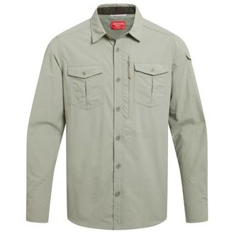 Craghoppers Nosilife Adventure Langarm Hemd III Hemd f&uuml;r Herren | grau