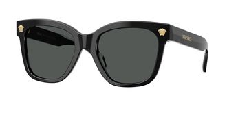 Versace VE4511F Asian Fit GB1/87 Womens Sunglasses Black Size 55