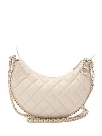 Chanel 2021 small diamond-quilted shoulder bag - women - Lambskin - One Size - Pink