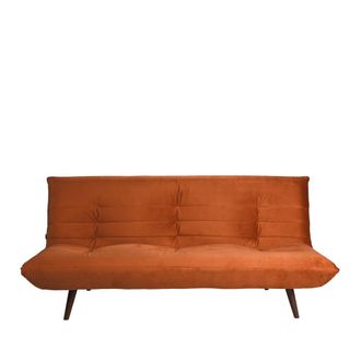 DRAWER Sof&aacute; cama de 3 plazas en terciopelo - &Oacute;xido