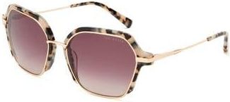 Ted Baker 55mm Gradient Square Sunglasses in Gold at Nordstrom Rack