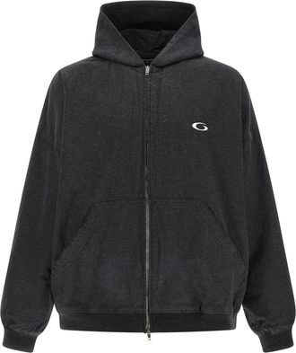 Balenciaga Gray Cotton Mens Sweatshirt