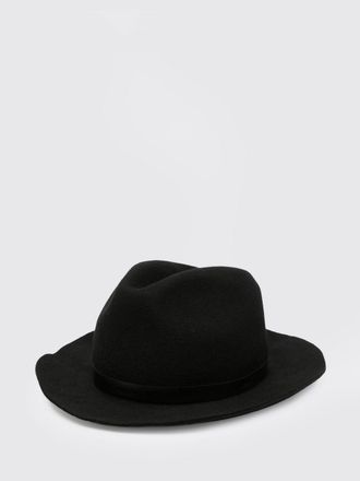 Emporio Armani Cappello Panama in lana a tesa larga