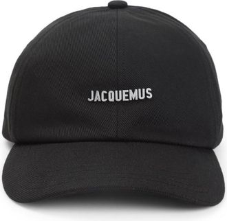Jacquemus Black Logo Baseball Hat