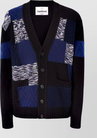 Missoni pure wool patchwork cardigan and pockets