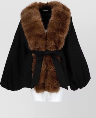 Rotate faux fur coat