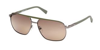 Timberland TB00027 Polarized 06H Mens Sunglasses Silver Size 60