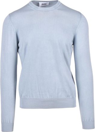 Alpha Studio Jersey de cuello redondo - Knitwear - Hombre - Azul - L