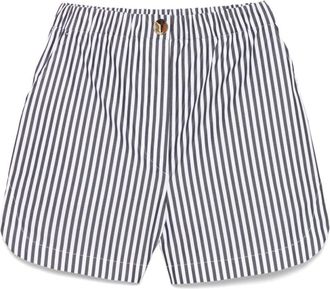 Sportmax Zwarte Shorts met Elastische Tailleband en Zakken - Dames - Bermuda - Zwart - XS - Korte Broeken