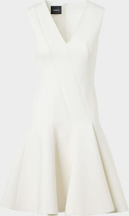 Akris Techno Neoprene Fit-and-Flare Dress