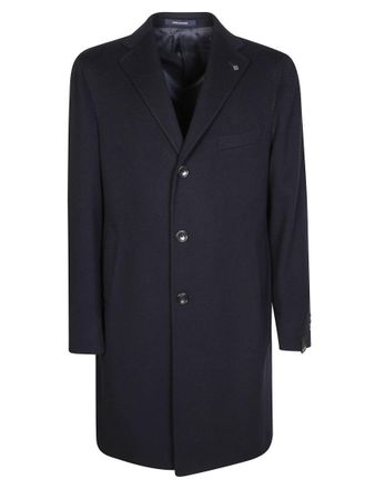 Tagliatore Single-Breasted Wool Chacemire Coat