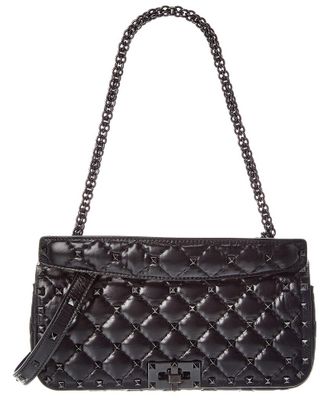 Valentino Rockstud Quilted Leather Shoulder Bag