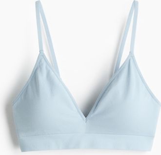 H&M Gepolsterter Soft-BH Seamless - Blue