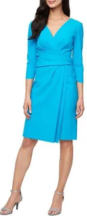 Alex Evenings Contour Collection Sheath Cocktail Dress in Capri at Nordstrom Rack, Size 14
