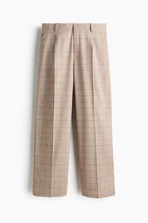 H&M Elegante Hose in Loose Fit - Beige