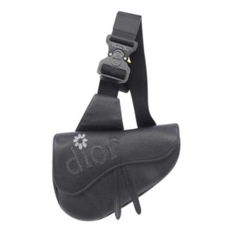 Dior Pre-owned BY ERL Saddle Bag - Dames - Pre-owned - Zwart - Maat: ONE Size Leer