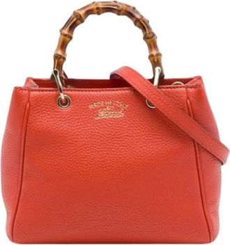 Gucci Borsa Satchel Pre-owned - - Pre-owned - Donna - Arancione - ONE SIZE