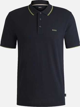 HUGO BOSS Mens Boss Black Parlay 190 Polo Shirt Navy - Size: 38