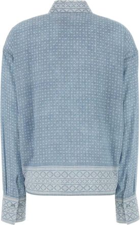 Ermanno Scervino Stfazzolettodenimbianco Exterior: Silk Camicie Shirt