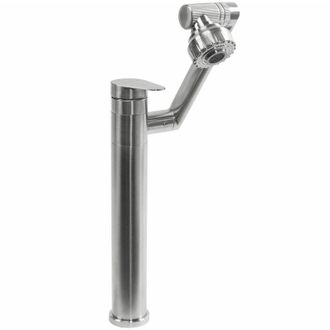 Rea Rea - Grifo De Lavabo Paco Nickel Brush Inox High
