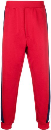 Dsquared2 striped cotton-blend track pants - men - Cotton/Polyester/Cotton - L