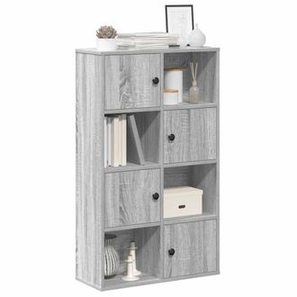Berkfield Home Bookcase Grey Sonoma 60x24x101.5 cm Engineered Wood