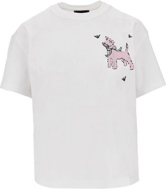 Emporio Armani Jersey T-shirt with print Woman XL